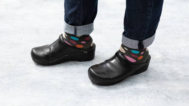 Dansko chef clogs top
